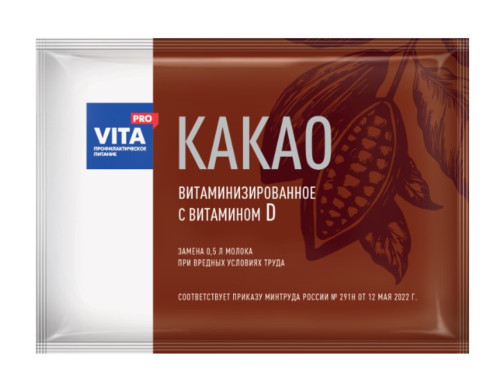 Какао витаминизированное с витамином D для замены молока